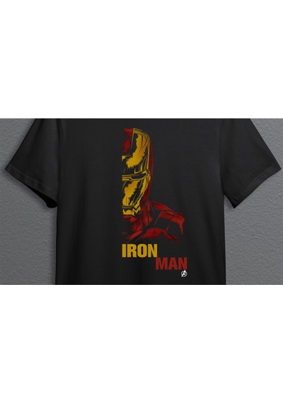 Bumeta Iron Man Demir Adam Unisex Tişört T-shirt 001