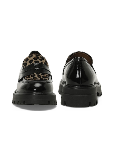Nine West Raquel5 5pr Leopar Kadın Loafer 000000000102034096 Kahverengi