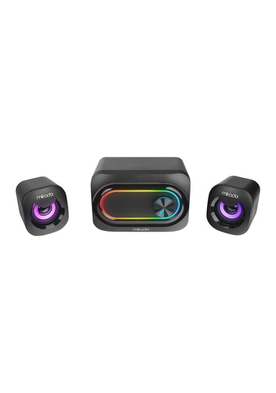 Md-511 5w+3w 2 Usb Rgb Ledli 2.1 Gaming Oyuncu Ses Ayarlı Speaker Hoparlör