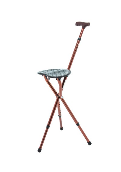 Alüminyum Ayarlı Oturaklı Katlanabilir Baston Pr-108
