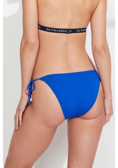 U.S. Polo Assn. Kadın Saks Mavi İpli Bikini Alt 21508