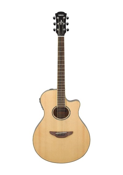 Yamaha Apx600 Thin-Line Cutaway Elektro Akustik Gitar Naturel