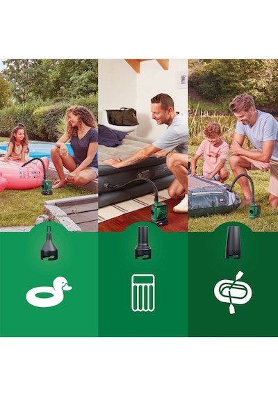 Bosch Uyumlu Easyınflate 18v-500 2.0 Ah Tek Akülü Hacimli Hava Pompası