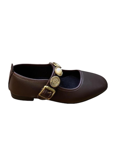 Shoes Kadın Düz İnce Taban Tura Lastik Detaylı Babet Kahverengi - 889147160 Kahverengi Shoes Kadın Düz İnce Taban Tura Lastik Detaylı Babet Kahverengi - 889147160 Kahverengi