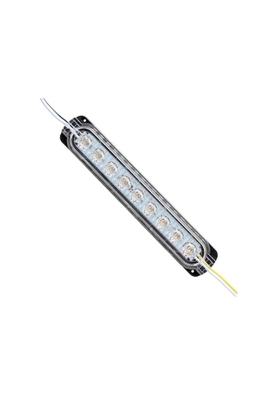 Powermaster Parlak Yanıp Sönen Rgb 24 Volt 1.2 Watt 2835 Modül Led 14 32.5 Şeffaf
