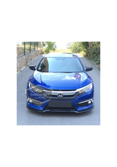 ŞüsCarOto Honda Civic FC5 FK7 2016-2021 Batman Yarasa Ayna Kapağı Piano Black ABS Plastik