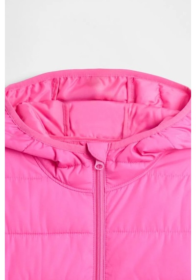 Gap V-frch Logo Çocuk Mont Pembe