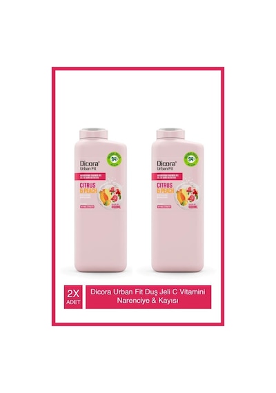 Dicora Urban Fit C Vitamini Narenciye & Kayısı Duş Jeli 2 x 400 ML