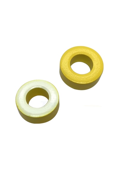 Ferrit Toroid Ring - Demir Nüve Bobin - 27X15X11Mm - Sarı Beyaz