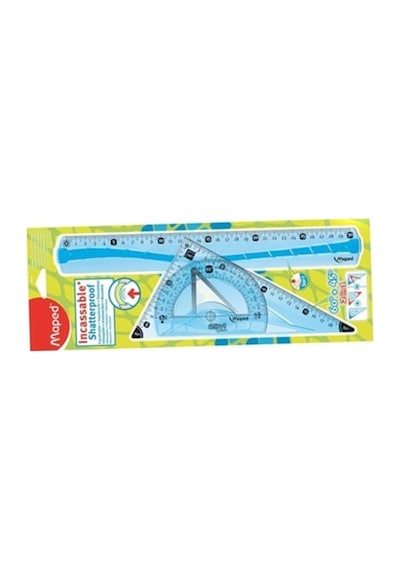 Maped 897120 3Lü Flex Cetvel Seti Şeffaf