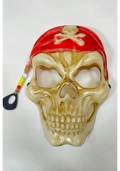 Halloween Cadılar Bayramı Kuru Kafa Korsan Maske Tüm Yaşlar