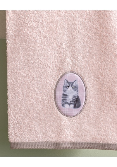Madame Coco Fumelle %100 Pamuk Yüz Havlusu - Pudra - 50x70 Cm 8684427279182 Pudra
