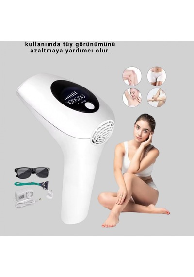 Hasuba Hs-262 Ipl Epilasyon Cihazı 5 Enerji Seviyesi, Lcd Ekran Ve 999999 Atım
