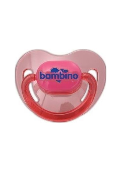 Bambino Silikon Damaklı Emzik No:1 Pembe 0-6 Ay Pembe
