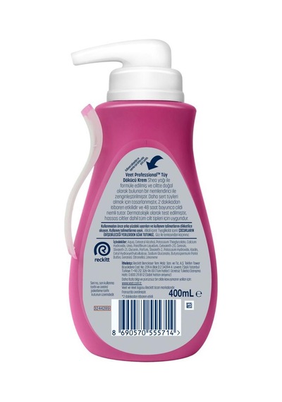 Professional Tüm Cilt Tipleri Tüy Dökücü Krem 2 X 400 Ml Ekonomik Set