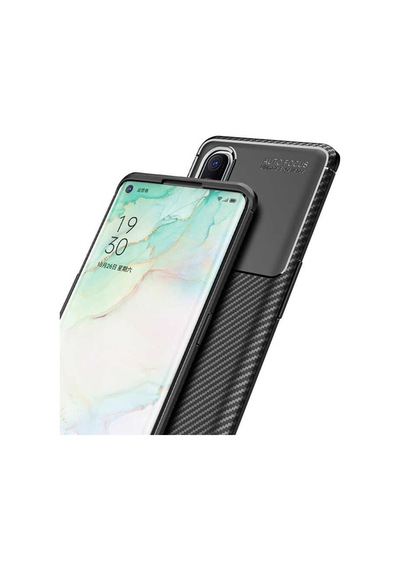 Oppo Reno 3 Pro 5G Kilif Karbon Silikon Case 363138862