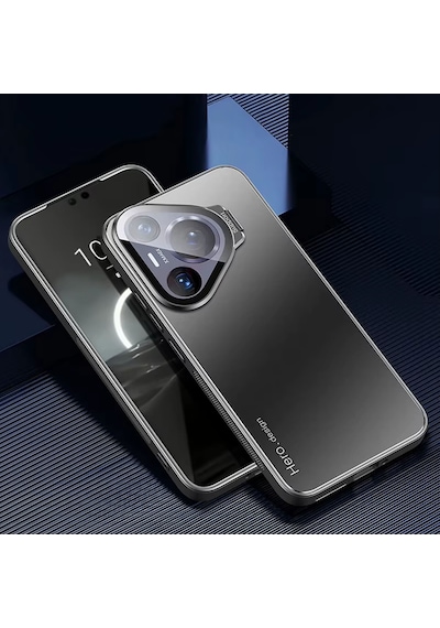 Microcase Huawei Pura 80 Pro/huawei Pura 80 Pro Plus Rome Serisi Kamera Koruma Ve Standlı Kılıf Al4968 Siyah