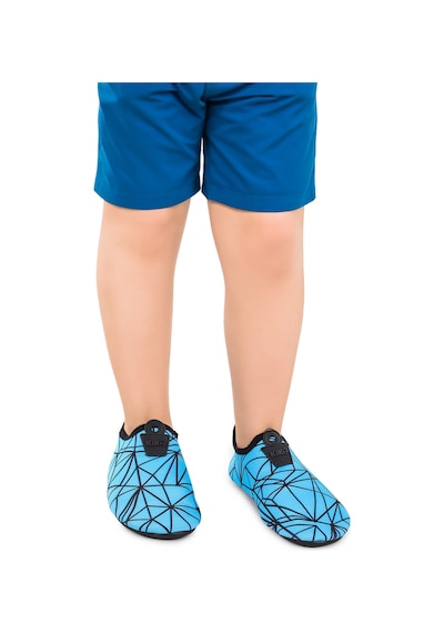 Kiko Kids Prizma Havuz Plaj Erkek Çocuk Deniz Ayakkabısı 7515 Mavi - Siyah Mavi - Siyah