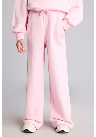 Defacto Beli Bağcıklı Wide Leg Eşofman Altı Kız Çocuk I4344a826aupn47 Pembe-pn47