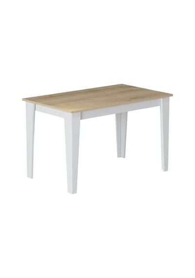 Şimal Yemek Masası 120x72 Beyaz - Safir Meşe