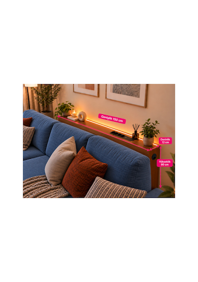 1. Sınıf Ceviz Mdf Auratech Ledli Dresuar Koltuk Arkası Dresuar Koltuk Arkası Şarzlı Raf , Koltuk Arkası Konsol 150x80x12 1. Sınıf Ceviz Mdf Auratech Ledli Dresuar Koltuk Arkası Dresuar Koltuk Arkası Şarzlı Raf , Koltuk Arkası Konsol 150x80x12