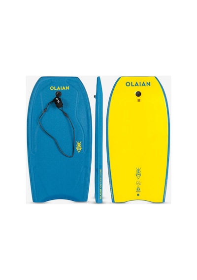 Çocuk Bodyboard - Tutma Saplı - Mavi/sarı - 100