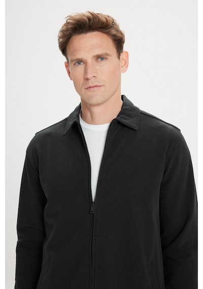 AC&Co / Altınyıldız Classics Erkek Syh Standart Fit Normal Kesim Gömlek Yaka Pamuklu Esnek Mont Syh Siyah AC&Co / Altınyıldız Classics Erkek Syh Standart Fit Normal Kesim Gömlek Yaka Pamuklu Esnek Mont Syh Siyah