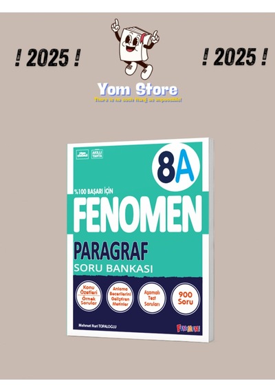 8. Sınıf Paragraf A Soru Bankası 2025