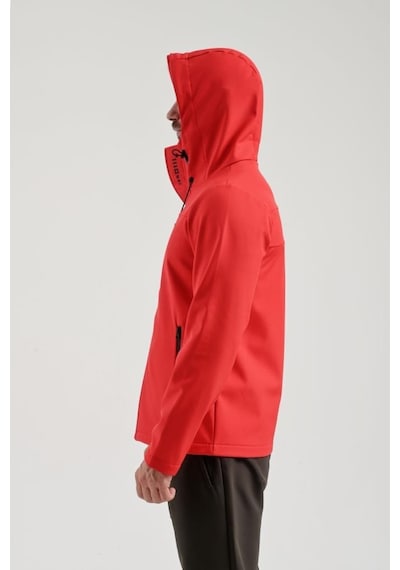Exuma 2311100 Erkek Kırmızı Yağmur Rüzgar Geçirmez Softshell Özellikli Mont 001