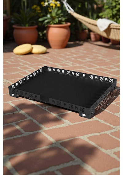 Isı Yalıtımlı Soba Altlığı 65x90 Cm Çelik Sac Tabla
