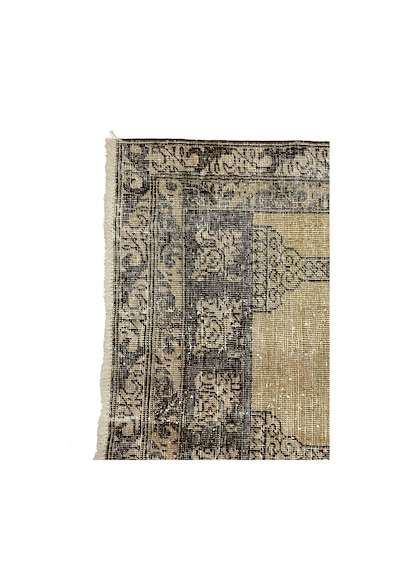 Bohem Stil Vintage Halı Özel Tasarım Anadolu Koleksiyonu Doğal Halı Kahverengi