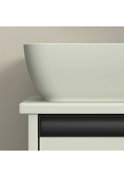 Duravit - Sivida Durocast Kare Çanak Lavabo 40 Cm Beyaz Yeşil - 266001fh00- Beyaz Yeşil