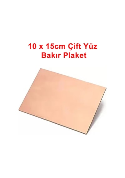 10X15Cm Pcb Çift Yüz Bakır Plaket Baskı Elektronik Devre Prototip