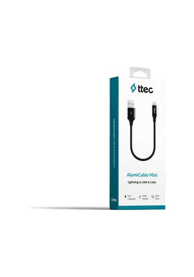 Ttec Alumicable Mini 30cm Usb-a - Lightning Şarj Kablosu