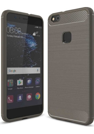 Huawei P10 Lite Kılıf Zore Room Silikon Kapak Gri