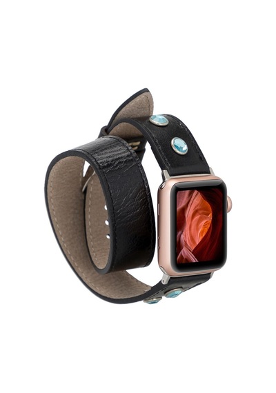Apple Watch Uyumlu Deri Kordon 38-40-41mm Dt Ft Rst1