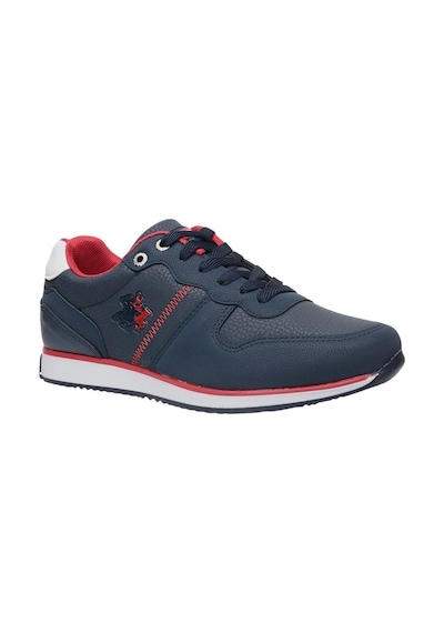 Erkek Günlük Cilt Sneaker Ayakkabı Lacivert - Beyaz-lacivert - Beyaz Lacivert - Beyaz