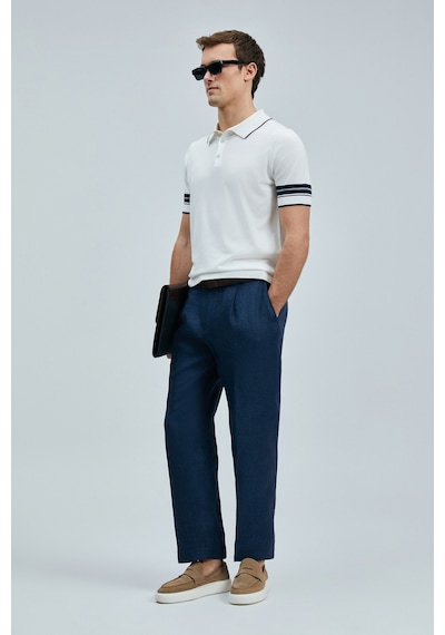Lufian Alberto Smart Erkek Chino Pantolon Comfort Pileli Lacivert Lacivert 111190341100200 Lacivert