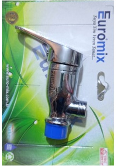 Mix Aç Kapa Taharet Musluğu 1/2 - 3/8 Krom