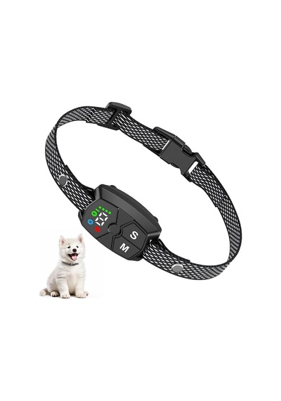 T368g Havlama Önleyici Köpek Tasması Şarjlı, Suya Dayanıklı, Uyarı Seçimli, Led Ekranlı Havlama Eğitim Tasması