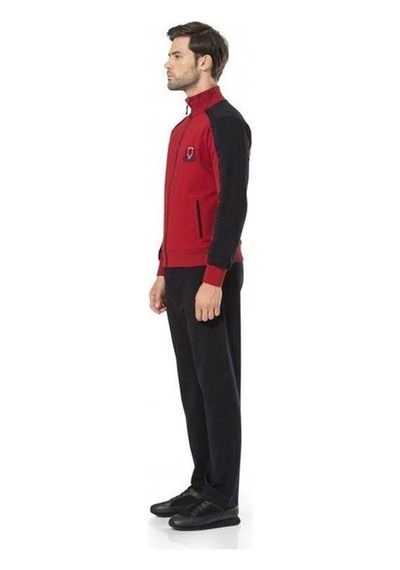 Pierre Cardin 7045 Uzun Kollu Erkek Eşofman Takımı - Bordo - S Bordo