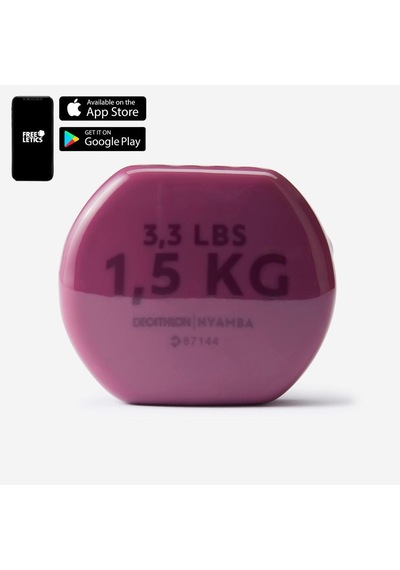 Domyos Dambıl - 2x1,5 Kg - Bordo