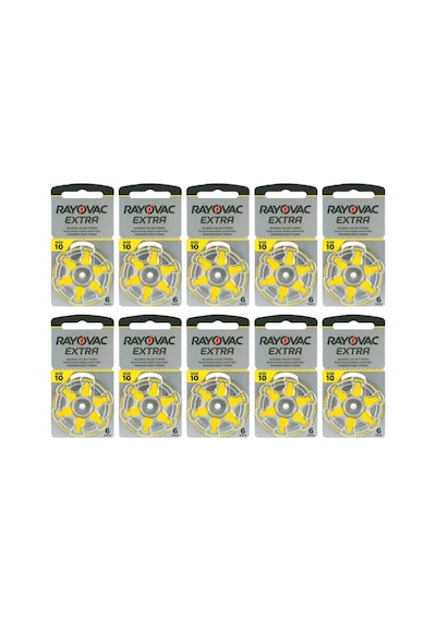 Rayovac Extra Advanced 10 Numara Blister İşitme Cihazı Pili 6 x 10'lu