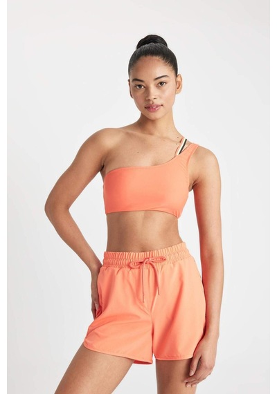 DeFactoFit Sporcu Tek Omuz Bikini Üstü B6340AX24HSOG37 Turuncu