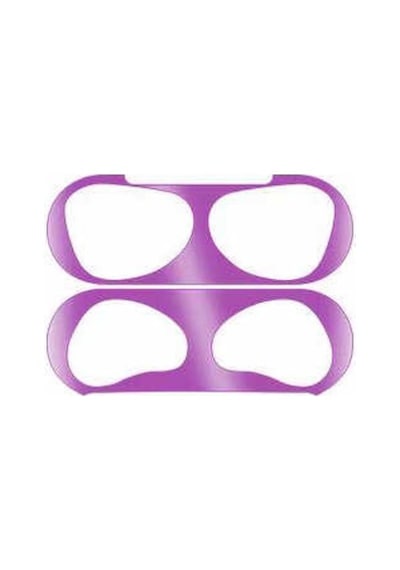 Zore Apple Uyumlu AirPods 3. Nesil Kir Önleyici Sticker-Mor Mor