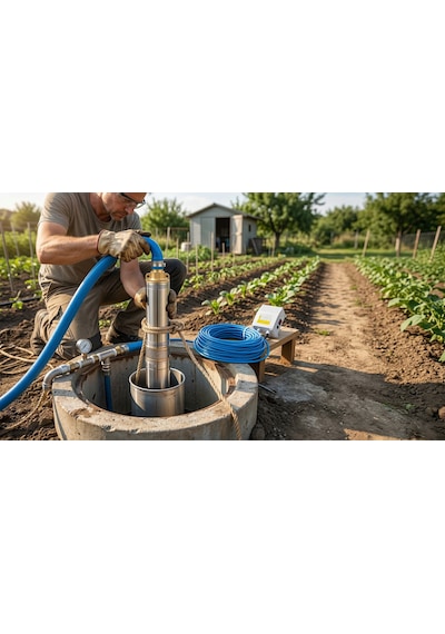 4sdm2/22 Derin Kuyu Dalgıç Pompa Seti 2 Hp - Monofaze Motor + Pompa + Kontrol Panosu Komple Set