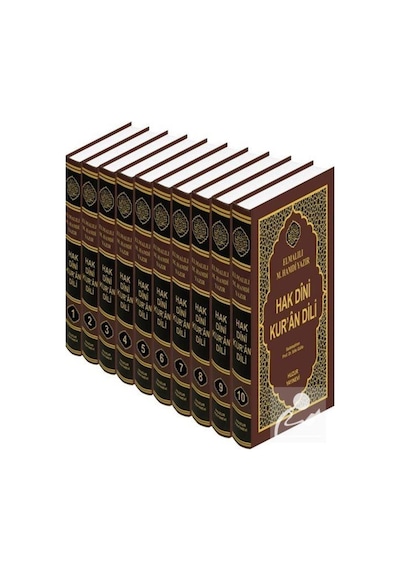 Hak Dini Kur'an Dili - Şamua (10 Kitap Takım) - Elmalılı Muhammed Hamdi Yazır - Huzur Yayınevi