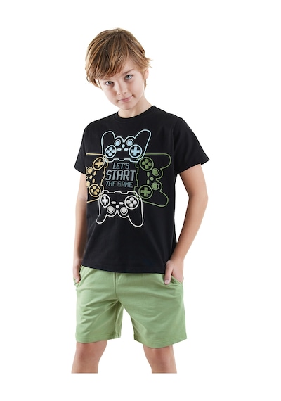 Denokids Start Game Erkek Çocuk T-shirt Şort Takım Renkli Çok Renkli Denokids Start Game Erkek Çocuk T-shirt Şort Takım Renkli Çok Renkli
