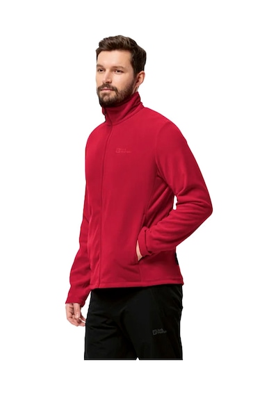 Jack Wolfskin Erkek Polar Ceket Taunus Fz Bordo Tam Fermuar Bordo Bordo