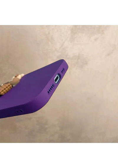 Apple Uyumlu iPhone 15 Pro Kılıf 3d M Bear Kamera Korumalı Silikon Kapak